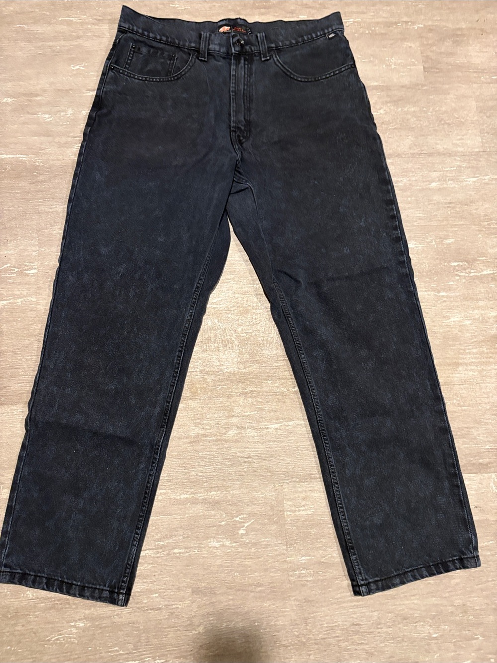Men's vans Dark Wash Black Jeans